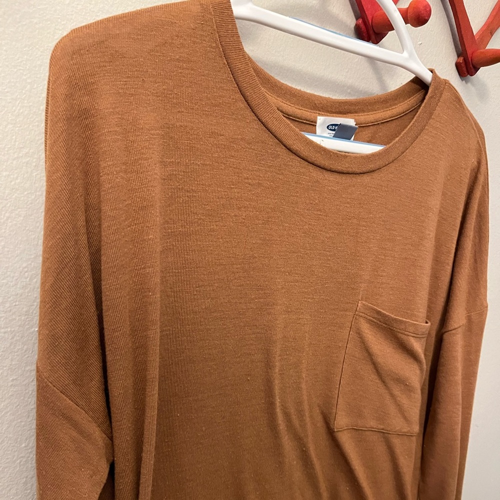 Old Navy Brown Sweater Shirt - Picture 2 of 5